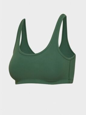 Aritzia- Scoop Neck Bralette - Forest Green -XS
